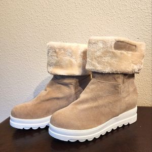 Super Cute Winter Faux Fur Cuff Boots!